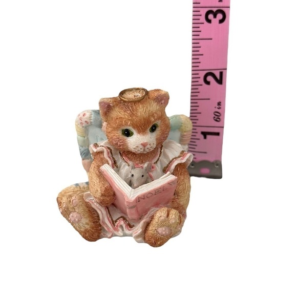 Calico Kittens Angel Figurine - Picture 6 of 7